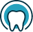 Animated tooth surrounded by a halo representing porcelain and composite veneers